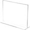 Plymor Clear Acrylic Sign Display / Literature Holder (Bottom-Load), 12" W x 9" H